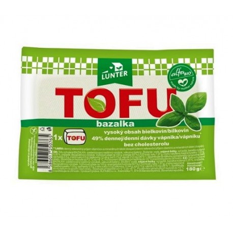 Tofu bazalka 180g Alfabio