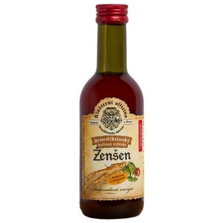 Sirup frukt.Žen-šen 250ml