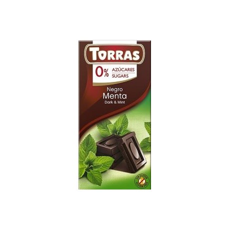 Čokoláda Negro máta 75g Torras