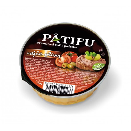 Paštika tofu rajče-olivy Patifu-ALU 100g